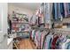 Walk-in closet featuring organization shelves and racks for storage and convenience at 106 Independence Ct, Kings Mountain, NC 28086