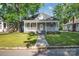 Charming home with inviting front porch and a well maintained front lawn at 126 Hemphill Ave, Chester, SC 29706