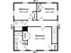 Second floor plan features 3 bedrooms with closets and 1 bathroom at 1327 Fairmont St, Charlotte, NC 28216