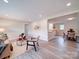 Open-concept layout with spacious living room flowing into dining area and kitchen at 163 Briarcliff Dr, Kannapolis, NC 28081