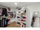 Walk-in closet featuring custom shelving for optimal storage and organization at 173 8Th Ave, Conover, NC 28613