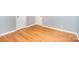 Bedroom features hardwood floors, neutral walls and two closets at 2218 W Fifth Ave, Gastonia, NC 28052