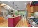 Kitchen with a center island, stainless appliances, and an open layout to the living area at 2599 Highway 557 None, Clover, SC 29710