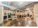 Open concept living space featuring concrete floors, fireplace, and exposed HVAC at 2599 Highway 557 None, Clover, SC 29710