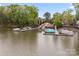 Lakefront property with private docks and boat slips, providing direct access to the water at 263 Fernbrook Dr, Mooresville, NC 28117