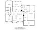 Detailed floor plan showcasing the layout of the upper level at 263 Fernbrook Dr, Mooresville, NC 28117
