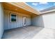 Back patio with wood paneled ceiling at 28655-A Nc Hwy 73 Hwy, Albemarle, NC 28001