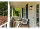 Relaxing front porch with rocking chairs and stylish decor, perfect for outdoor living at 3509 Seminole Dr, Maiden, NC 28650