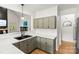 Modern kitchen with stainless steel appliances, quartz countertops, and hardwood floors at 3509 Seminole Dr, Maiden, NC 28650