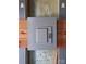 Up-close view of a well-maintained electrical panel with secure mounting at 4330 Goodman Lake Rd, Salisbury, NC 28146