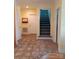 Inviting entryway with tile flooring and stairway access to the second floor at 4330 Goodman Lake Rd, Salisbury, NC 28146