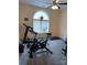 Bright exercise room with large window, carpeting, and exercise equipment at 4330 Goodman Lake Rd, Salisbury, NC 28146