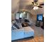 Enjoy this oversized sectional couch perfect for relaxation and movie nights at 4330 Goodman Lake Rd, Salisbury, NC 28146