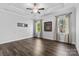 Well lit Bedroom featuring a decorative ceiling, light hardwood floors, and natural light at 4607 Walking Path Dr, Waxhaw, NC 28173