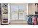 Spacious walk-in closet with built-in shelving and a window for natural light at 5037 Nighthawk Dr, Fort Mill, SC 29707