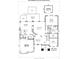 Detailed first floor plan showcasing layout, room dimensions and relationship, and garage placement in 6927 Ellington Farm Lane at 6927 Ellington Farm Ln, Mint Hill, NC 28227
