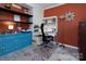 Bright home office with custom built-ins, shelving, and neutral decor at 7397 Mill Ruins Sw Ave, Concord, NC 28025