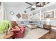 Spacious living room with modern furniture, decor, and an open floor plan at 78 N Scalybark Trl, Concord, NC 28027