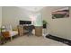 Bedroom area with desk and chair and a home treadmill at 902 Hoke Trl, Cramerton, NC 28032