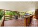 Relax on the covered deck with a grill and enjoy outdoor dining at 1012 Woodlark Ct, Gastonia, NC 28056