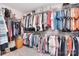Spacious walk-in closet with clothing racks and shelves, providing ample storage at 11616 Solstice Way, Huntersville, NC 28078