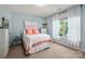 Cozy bedroom with white furniture, carpet, and a bright window at 12122 Camden Trail Ct, Charlotte, NC 28277