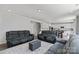 Spacious living room with open floor plan that connects the kitchen to the living room at 184 Tetcott St, Mooresville, NC 28115