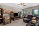 Relaxing Gathering room with TV, comfy seating, and personal decorations at 2002 Thurston Dr, Indian Trail, NC 28079