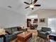 Inviting living room connected to kitchen and dining area with hardwood flooring at 237 Walnut Point Dr, Matthews, NC 28105