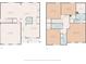 Detailed floor plan showcasing the layout of the home's two stories at 3012 Isle Ln, Monroe, NC 28110