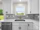 Bright and modern kitchen with white cabinets, stainless steel appliances, and stylish backsplash at 3012 Isle Ln, Monroe, NC 28110