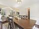 Formal dining room with vaulted ceiling open to the living room at 3017 Planters Walk Ct, Charlotte, NC 28210