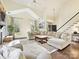 Spacious living room with vaulted ceiling, hardwood floors and lots of natural light at 3017 Planters Walk Ct, Charlotte, NC 28210