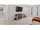 Spacious carpeted living room with lots of room for entertaining and relaxation at 320 Silver Oak Cir, Rockwell, NC 28138