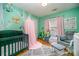 Playful Bedroom with pastel decor, carpeted area rug, and crib at 3606 White Swan Ct, Indian Trail, NC 28079
