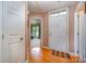 Inviting foyer featuring hardwood floors, natural light, and neutral wall colors, creating a warm first impression at 3606 White Swan Ct, Indian Trail, NC 28079