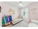Cute room with a cozy single bed and decorative wall art at 476 Dudley Dr, Fort Mill, SC 29715