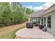 A covered patio features a TV and natural gas grill near the fenced in back yard at 476 Dudley Dr, Fort Mill, SC 29715