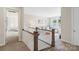 Hallway with view into the Gathering room area at 513 Sandbar Pt, Lake Wylie, SC 29710