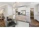 Spacious kitchen island with granite countertops, sleek appliances, and modern design at 513 Sandbar Pt, Lake Wylie, SC 29710
