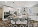 Kitchen featuring granite counters, pendant lighting and stainless steel appliances at 513 Sandbar Pt, Lake Wylie, SC 29710