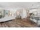 Open-concept living space with a modern kitchen, perfect for entertaining guests and Gathering at 513 Sandbar Pt, Lake Wylie, SC 29710