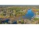 Expansive aerial view of a lake community, highlighting numerous homes with private docks and waterfront access at 6778 Emerald Isle Dr, Sherrills Ford, NC 28673