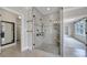 Modern bathroom featuring a glass-enclosed shower at 802 Capington Ln, Waxhaw, NC 28173