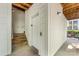 Exterior elevator providing convenience with stairs offering an alternative option at 921 Northeast Dr # 39, Davidson, NC 28036