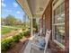 Inviting porch featuring rocking chairs with decorative pillows, perfect for relaxing at 110 Devonshire Ln, Salisbury, NC 28146