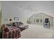 Large living room offering comfortable seating, a ceiling fan, and a bright window at 110 Devonshire Ln, Salisbury, NC 28146