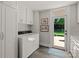 Bright laundry room with modern appliances and convenient access to the backyard at 1816 5Th Nw St, Hickory, NC 28601