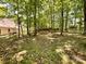 Spacious backyard with mature trees and lush ground cover at 2113 Killarney Pl, Charlotte, NC 28262