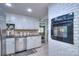 Modern kitchen featuring stainless steel appliances, and a seamless transition to other living spaces at 212 Brookwood Dr, Salisbury, NC 28146